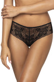 Lace thongs with a charming front bow for a seductive touch.