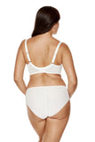 Soft Tulle Floral Embroidery Classic Panties with Cotton Gusset