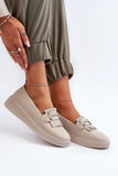 Elegant Leather Moccasins with Tassels and Comfort Platform