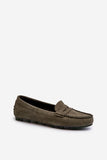 Chic Eco-Suede Women's Moccasins with Stylish Front Strap