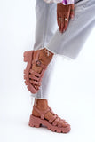 Vegan Bubble Gum-Scented Women's Adjustable Sandals