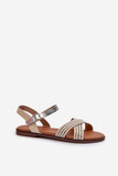 Comfortable Adjustable Women's Flat Heel Sandals