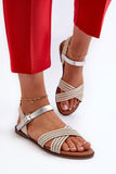 Comfortable Adjustable Women's Flat Heel Sandals