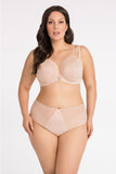 Elegant Soft Bra with Tulle and Embroidery for All Sizes