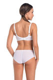Elegant Lace Underwire Bra with Adjustable Straps