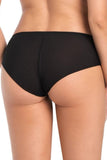 Elegant Black Lace Panties with Seamless Design