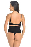 Seamless Under Bust Shaping Thong in Black for a Flawless Fit