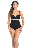 Seamless Slimming Bra Briefs Set in Black for a Flawless Fit