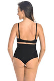 Seamless Slimming Bra Briefs Set in Black for a Flawless Fit