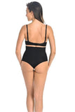 Seamless Slimming Bra Briefs Set in Black for a Flawless Fit