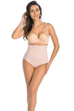 Seamless High-Waisted Slimming Bra Briefs in Black