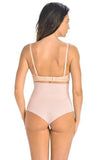 Seamless High-Waisted Slimming Bra Briefs in Black