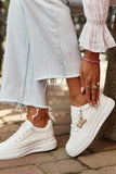 Stylish Eco Leather Platform Sports Shoes for Everyday Comfort