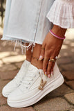 Stylish Eco Leather Platform Sports Shoes for Everyday Comfort