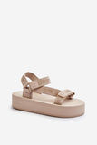 Comfortable Velcro Platform Sandals for Summer Adventures