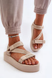Comfortable Velcro Platform Sandals for Summer Adventures