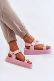 Comfortable Velcro Platform Sandals for Summer Adventures