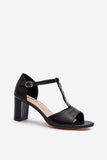 Elegant Eco Leather Women's Sandals with Adjustable Strap