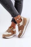 Stylish Women's Platform Sneakers with Removable Insole