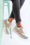 Stylish Women's Platform Sneakers with Removable Insole