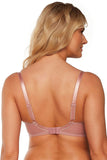 Delicate Pink Plunge Bra for Deep Necklines and Comfort