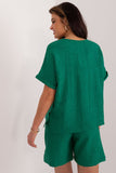 Elegant Casual Women's Shirt and Shorts Set for Summer