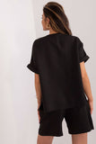 Elegant Casual Women's Shirt and Shorts Set for Summer