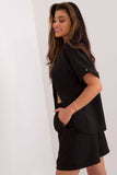 Elegant Casual Women's Shirt and Shorts Set for Summer