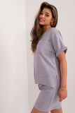 Elegant Casual Women's Shirt and Shorts Set for Summer