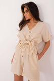 Elegant Casual Women's Shirt and Shorts Set for Summer