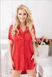 Feminine Satin Petticoat with Men's Shirt Cut