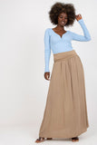 Versatile Maxi Skirt & Dress with Decorative Creases