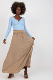 Versatile Maxi Skirt & Dress with Decorative Creases