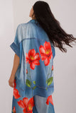 Colorful Print Casual Women's Shirt for Everyday Elegance