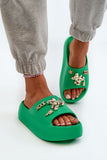 Chic Women's Lightweight Foam Flip-Flops with Stylish Accents