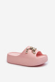 Stylish Lightweight Foam Flip-Flops with Decorative Accessories