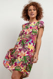 Elegant Patterned Viscose Dress for Any Occasion