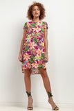 Elegant Patterned Viscose Dress for Any Occasion