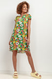 Elegant Patterned Viscose Dress for Any Occasion