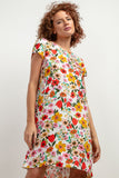 Elegant Patterned Viscose Dress for Any Occasion