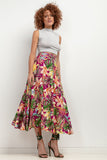 Elegant Patterned Viscose Maxi Skirt for All Occasions