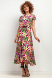 Elegant Patterned Viscose Maxi Skirt for All Occasions
