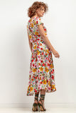 Patterned Viscose Maxi Skirt for Summer Elegance