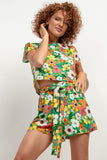 Patterned Viscose Shorts for Summer Comfort and Style
