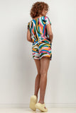 Patterned Viscose Shorts for Comfortable Summer Wear