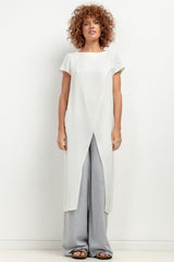 Airy Summer Tunic for Effortless Beach and Everyday Style - white / S