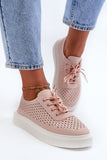 Stylish Eco Leather Women's Platform Sneakers with Comfort Insole