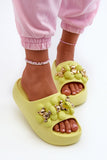 Comfortable Foam Women's Flip-Flops with Cute Embellishments