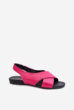 Elegant Natural Leather Women's Flat Sandals for Summer