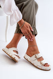 Stylish Eco Leather Platform Flip-Flops for Summer Fun